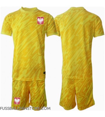 Polen Torwart Replik Heimtrikot Kinder EM 2024 Kurzarm (+ Kurze Hosen)